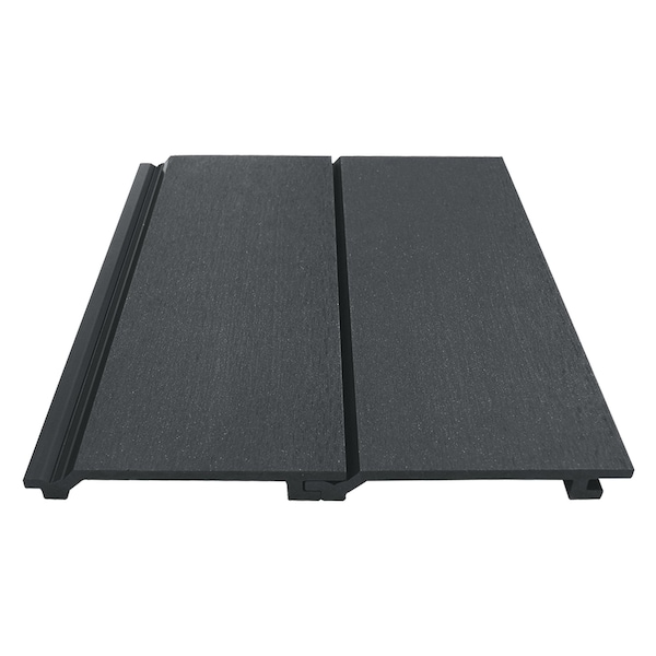 Ejoy 106in x 6.1in Outdoor WPC Vinyl Wall Siding Panel, 4PK